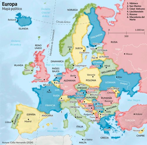 mapa politico europa